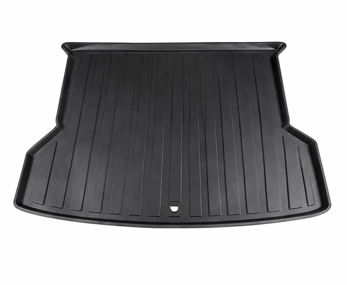 Custom-fit TPE rear trunk liner and cargo mat for BYD Leopard Titanium 7 2025–2026.