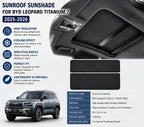 BYD Leopard Titanium 7 2025-2026 sunroof sunshade with heat insulation features