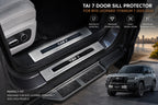 BYD Leopard Titanium 7 2025 2026 TAI 7 stainless steel door sill protector installed