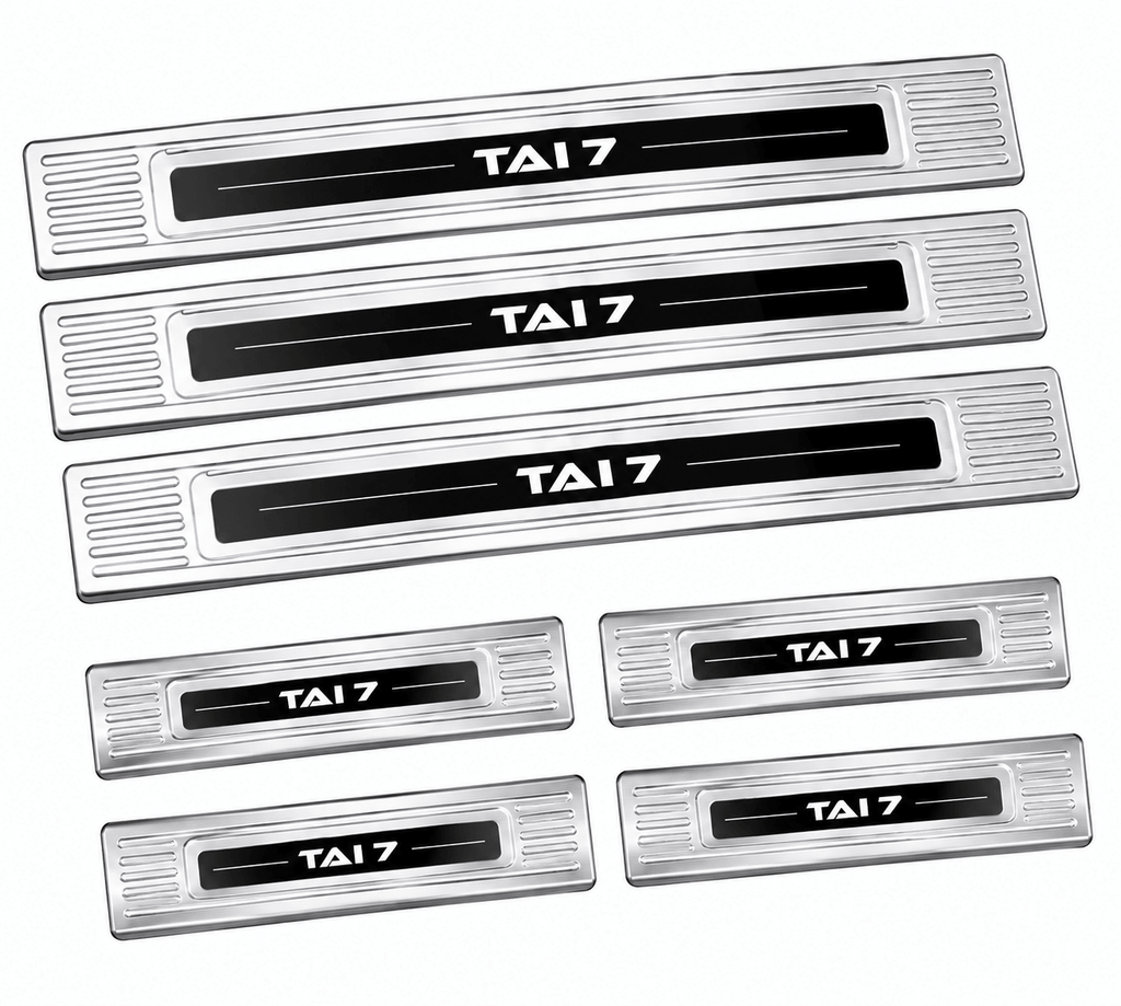 BYD Leopard Titanium 7 2025 2026 TAI 7 stainless steel door sill protector plates