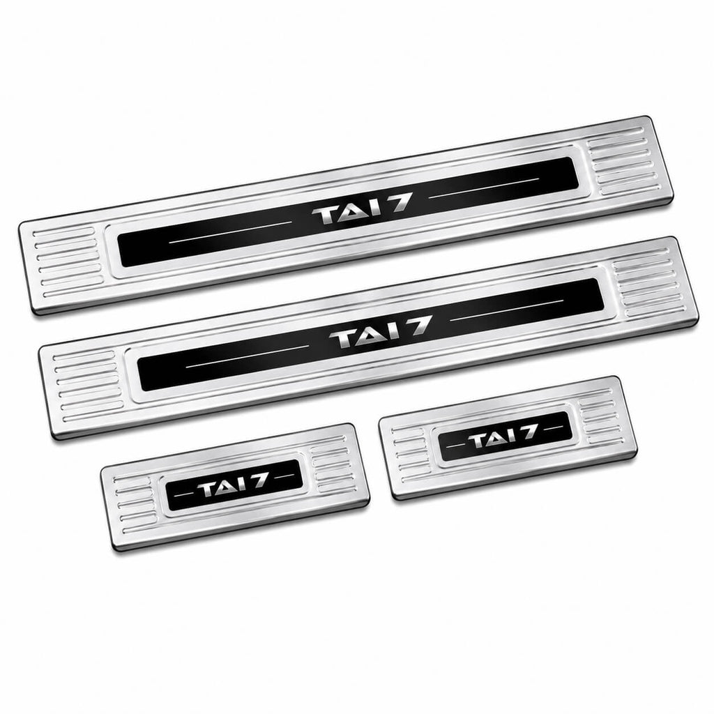 BYD Leopard Titanium 7 2025 2026 TAI 7 stainless steel door sill protector plates