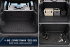 BYD Leopard Titanium 7 2025 2026 rear trunk liner cargo mat installed