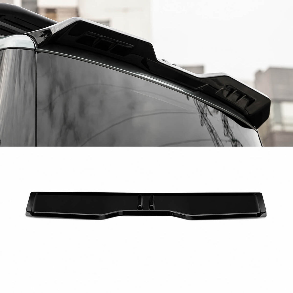 BYD Leopard Titanium 7 TI7 2025 2027 carbon look roof spoiler rear tail wing