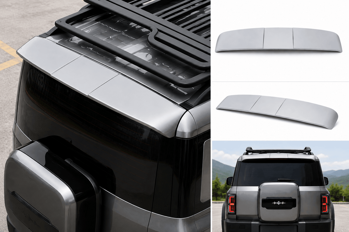 BYD Leopard Titanium 7 TI7 2025 Rear Roof Spoiler silver