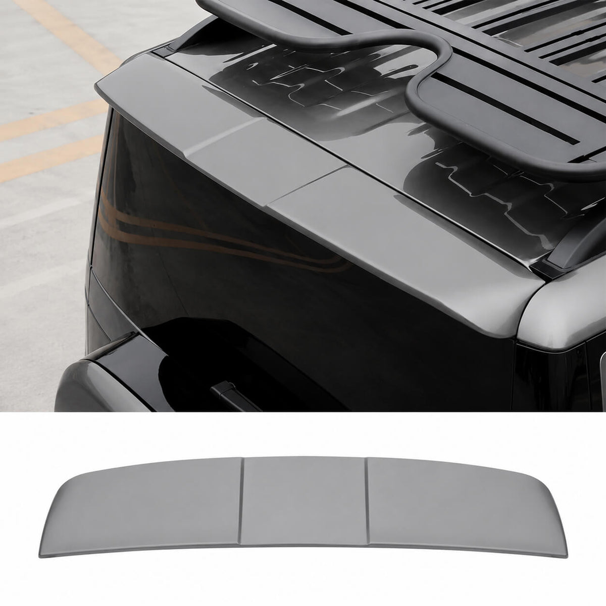 BYD Leopard Titanium 7 TI7 2025 Rear Roof Spoiler black
