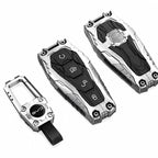 BYD Black Metal Car Key Case Cover for Atto 3, Dolphin, Seal, Seal U & Han