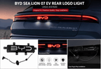 BYD Sea Lion 07 EV rear logo light UKEA-4107600 installed on vehicle