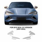BYD Seal EV headlight eyebrow DRL trim cover accessory for 2021-2024 models installed on front headlights