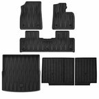 floor mat set designed for the BYD Seal U, Sealion 6 and Song Plus RHD interior, featuring raised edges and molded channels for everyday dirt and moisture protection.