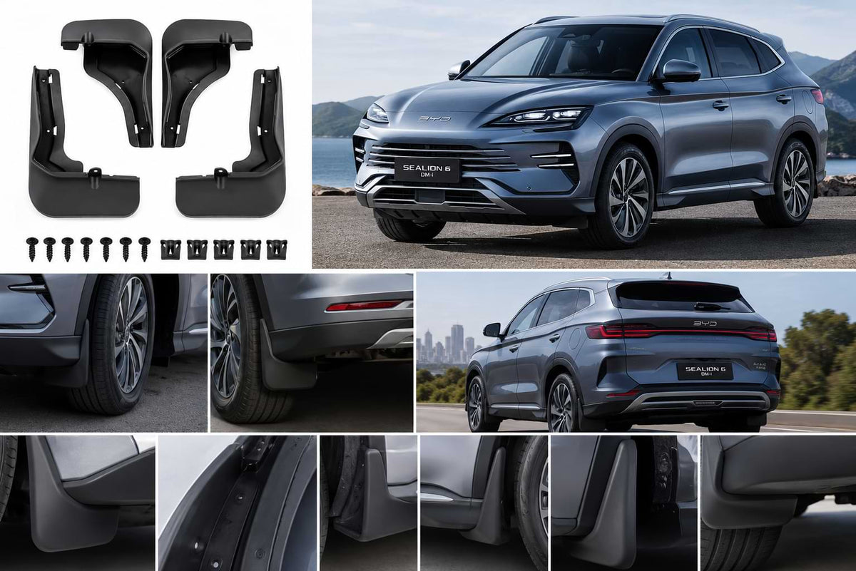 BYD Sealion 6 & Song Plus DM-i Mud Flaps Splash Guards Set (2023-2025) | Custom-Fit Fender Protection