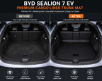 Custom-fit waterproof cargo liner designed for the BYD Sealion 7 EV trunk area.