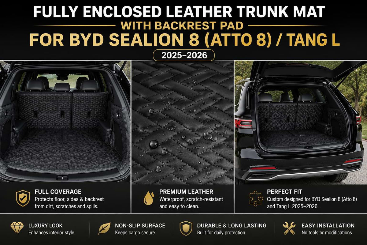 BYD Sealion 8 Leather Trunk Mat