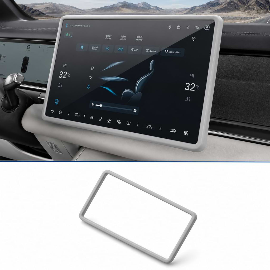 Red Navigation Screen Frame Protector for BYD Sealion 8 (Atto 8) & Tang L