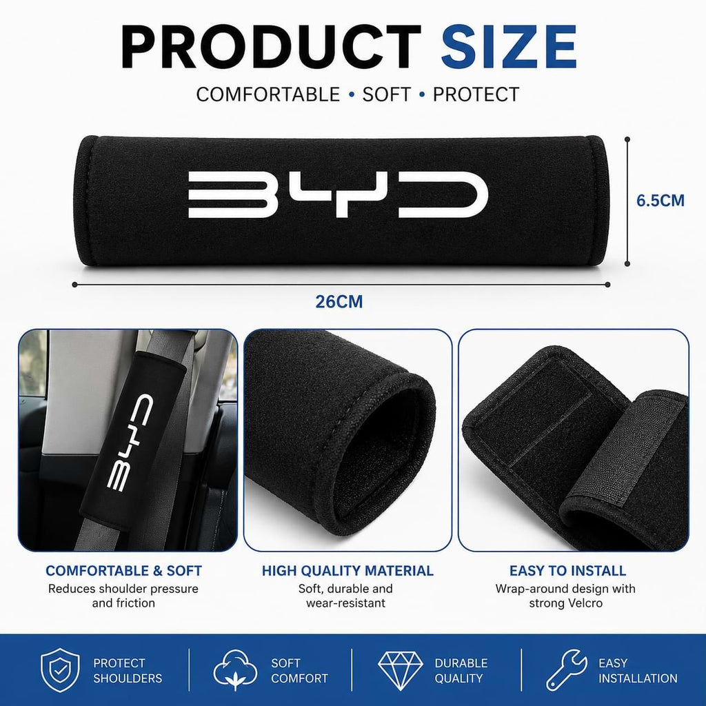 BYD Seat Belt Shoulder Cover Pad for Comfortable Driving