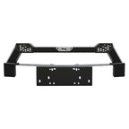 Matte black front bull bar grille guard with license plate bracket for BYD Shark 6 pickup truck