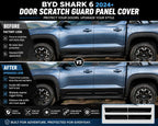 BYD Shark 6 2024 Door Scratch Guard Panel Cover ABS Lower Door Trim Protector Widebody Kit