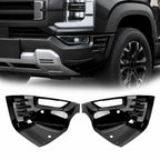 Gloss black front bumper corner guard installed on BYD Shark 6 pickup truck