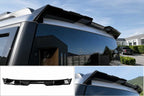 BYD Shark 6 roof spoiler installed above rear window