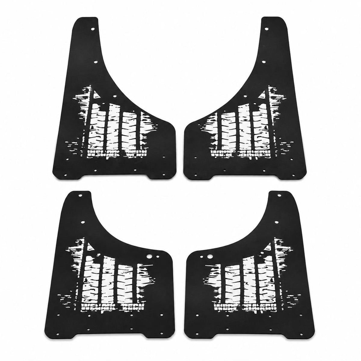 Full coverage mud flap splash guard set for BYD Shark 6 pickup truck