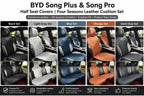 BYD Song Plus & Song Pro Half Seat Covers | Four Seasons Leather Cushion Set
