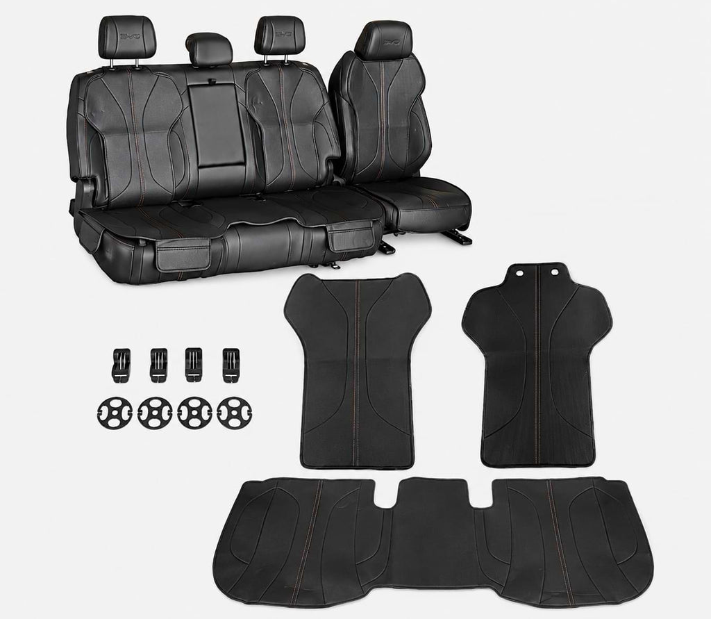 Premium black Nappa leather seat cover full set for BYD Shark 6 interior