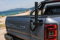 Rear flagpole mount bracket installed on BYD Shark 6 tailgate exterior