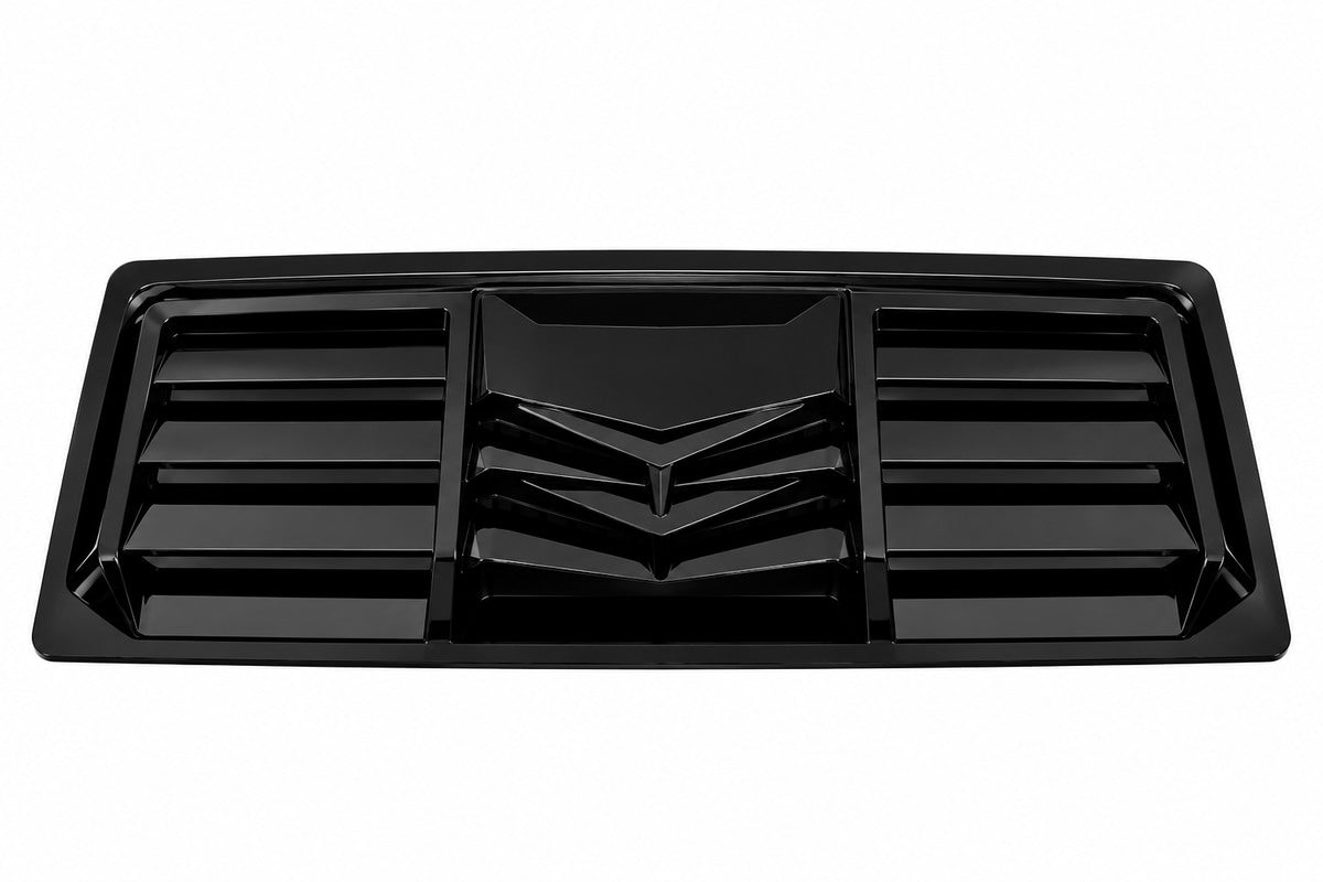black rear windshield cover designed for rugged BYD Shark 6 styling and protection.