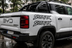 BYD Shark 6 SHARK Sticker Installed on Pickup