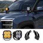 Premium BYD Shark 6 2025+ A-Pillar Spotlight Bracket 3" Side Fog Light Mount Kit