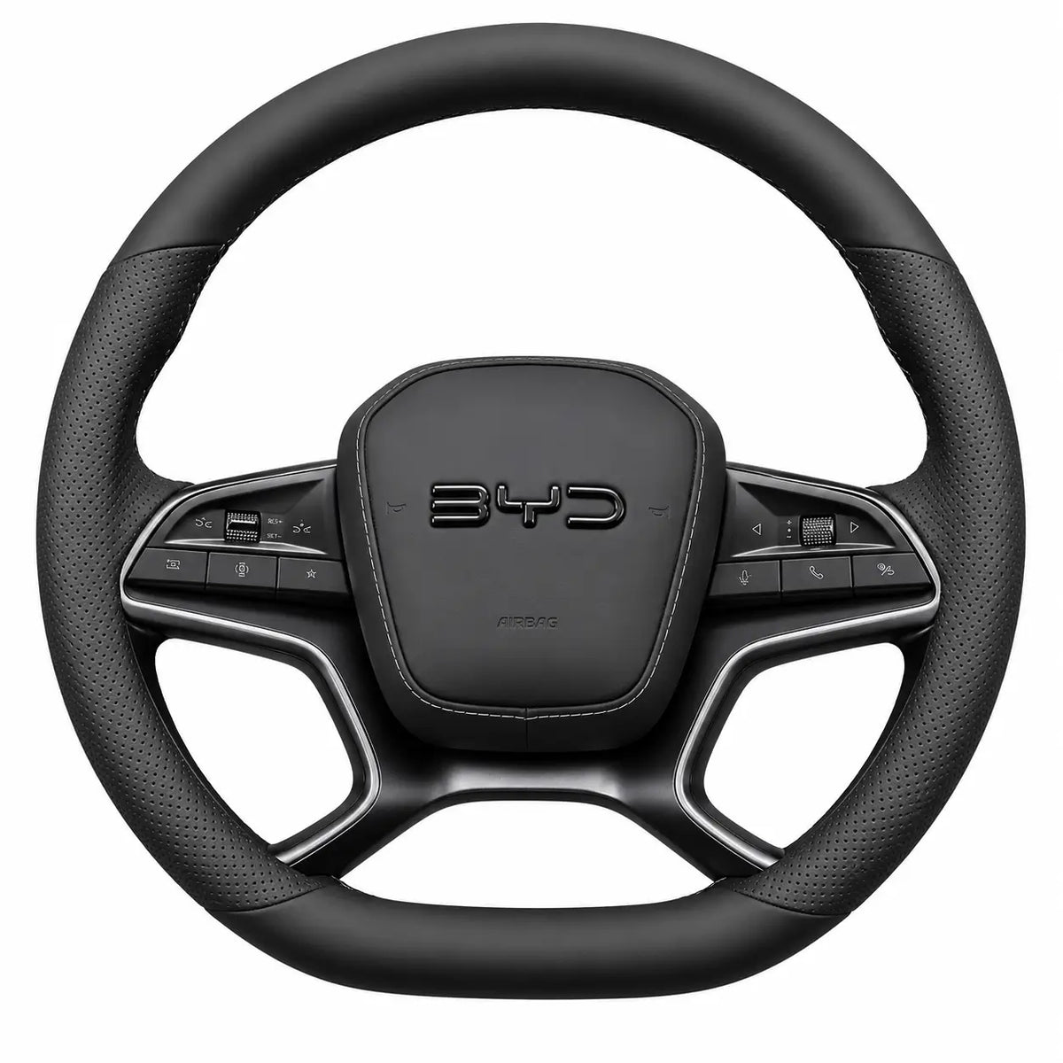 BYD Sealion 7 Leather Steering Wheel Cover | Non-Slip Grip (2024–2025)