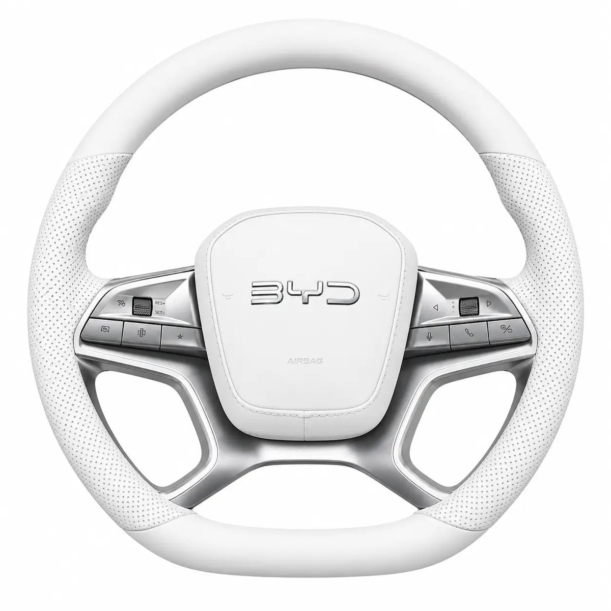 BYD Sealion 7 Leather Steering Wheel Cover | Non-Slip Grip (2024–2025)