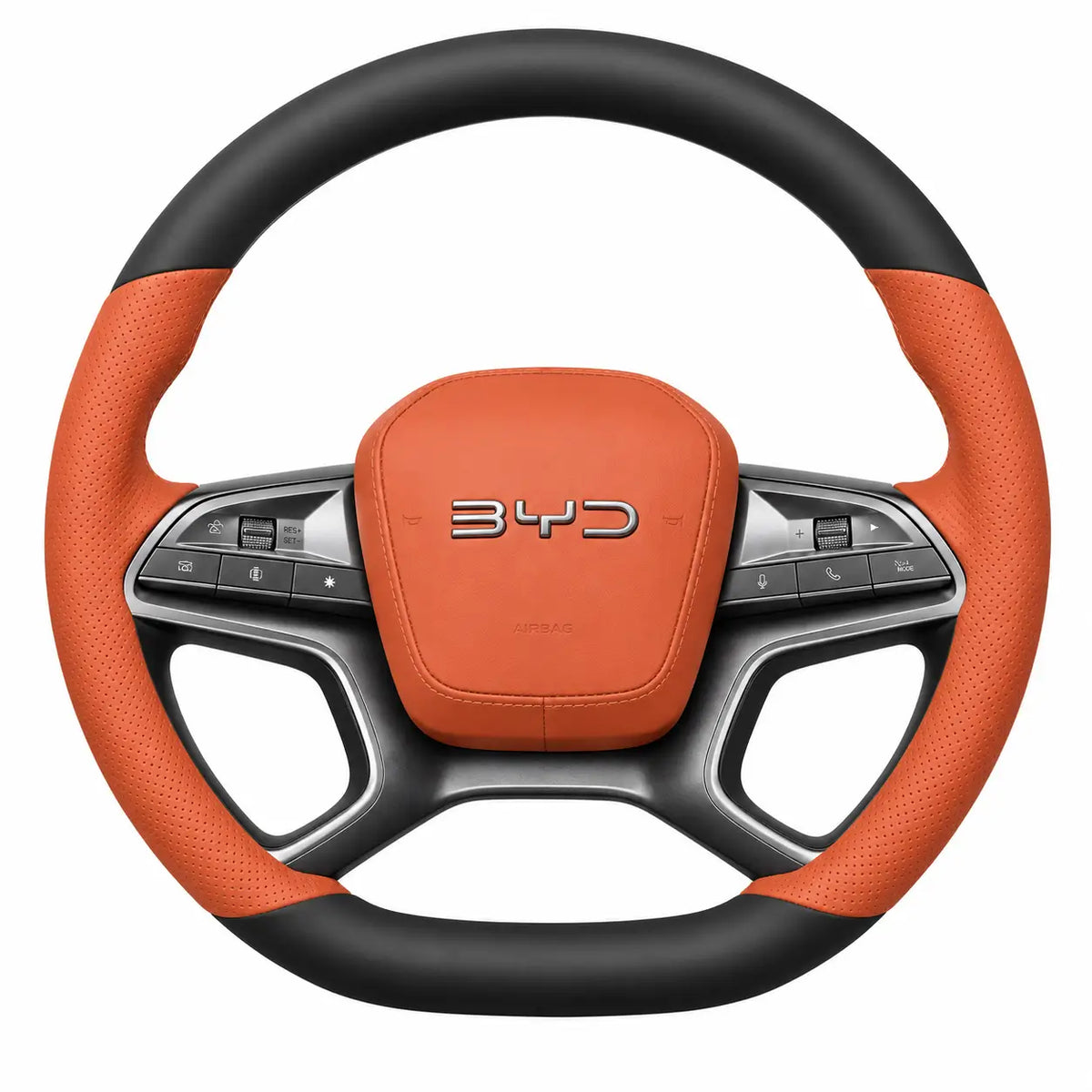 BYD Sealion 7 Leather Steering Wheel Cover | Non-Slip Grip (2024–2025)