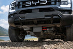 Underbody condenser and coolant pipe guard installed on BYD Shark 6 chassis protection system