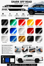 BYD Shark 6 Off Road Door Side Stripes Available Colors