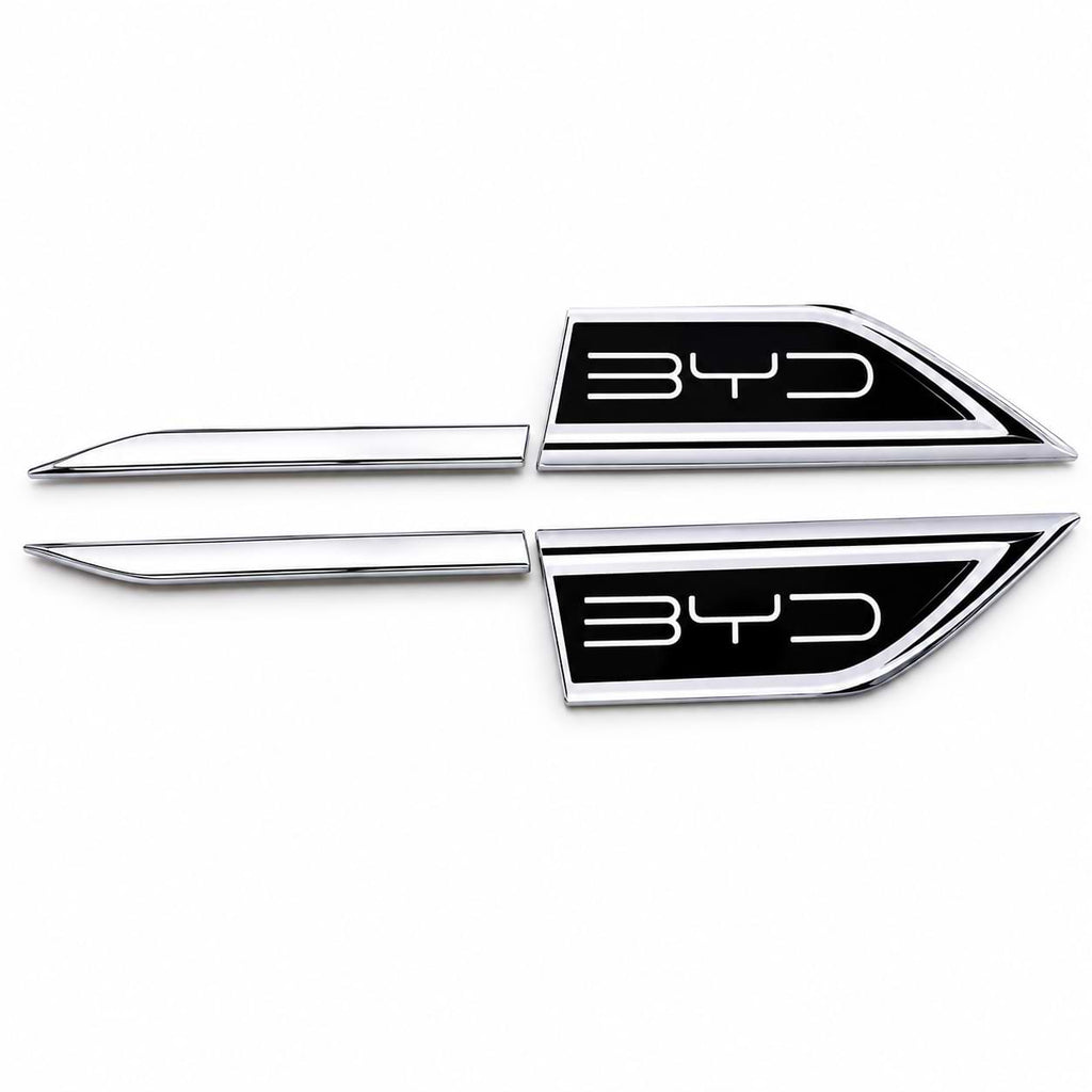 BYD Metal Side Blade Badge Sticker for Atto 3, Seal, Dolphin & Song
