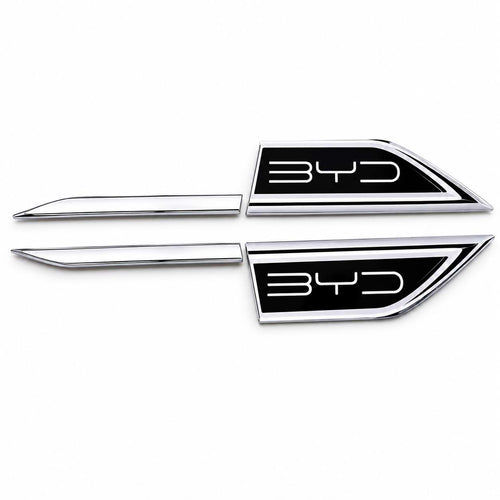 BYD Metal Side Blade Badge Sticker for Atto 3, Seal, Dolphin & Song