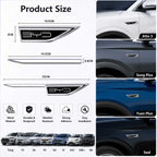 BYD Car Body Side Fender Trim Sticker 25×3CM Decorative Blade Badge Accessories