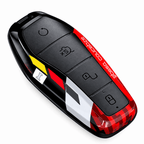 ABS carbon-style remote key case cover for selected BYD models.