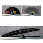 OEM-style rear windshield wiper blade replacement for BYD Song Plus DM-i EV 2020–2022, featuring a durable natural rubber blade for quiet, streak-free wiping.