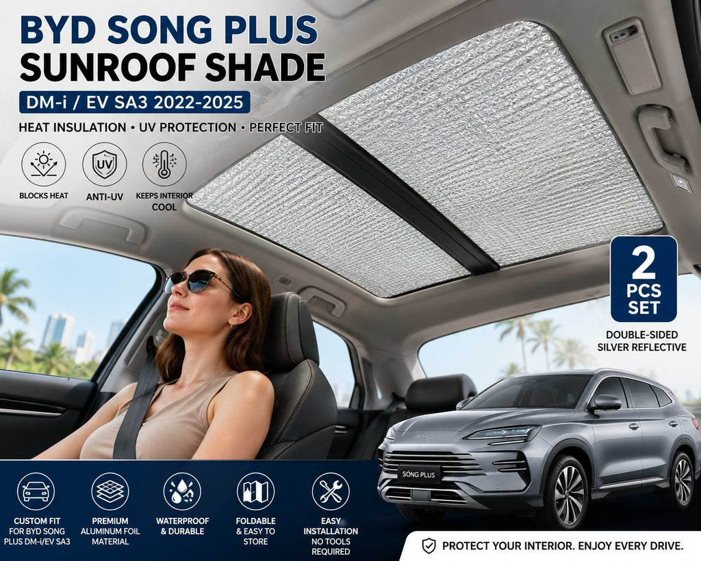 BYD Song Plus DM-i & EV Sunroof Shade Installed | 2022-2026