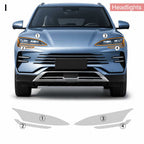 BYD Song Plus DM-i and Sealion 6 DM-i headlight TPU protection film installation diagram for 2023-2025 models