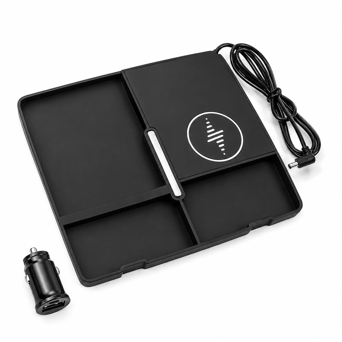 BYD Song Plus wireless charger with integrated phone charging tray