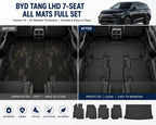 BYD Tang LHD 7-Seat Floor Mats Before & After | Custom All-Weather Protection