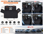 Universal Dog Travel Seat Cover with Breathable Mesh Window compatible BYD car (100% Waterproof)
