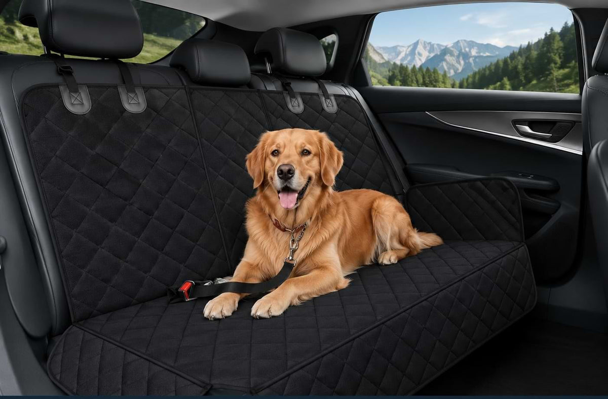 BYD Dog Seat Protector Waterproof Rear Seat Cover for Dogs with Middle Armrest