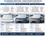 BYD Song Plus DM-i & Seal U 2021-2025 Windshield Snow Cover Sunshade Anti-Frost Ice Shield Protector