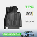 TPE Rubber Floor Mats & Trunk Mat for BYD Seal