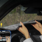 Cooling Effect Comparison of Denza B8 Windshield Cover During Hot Summer
