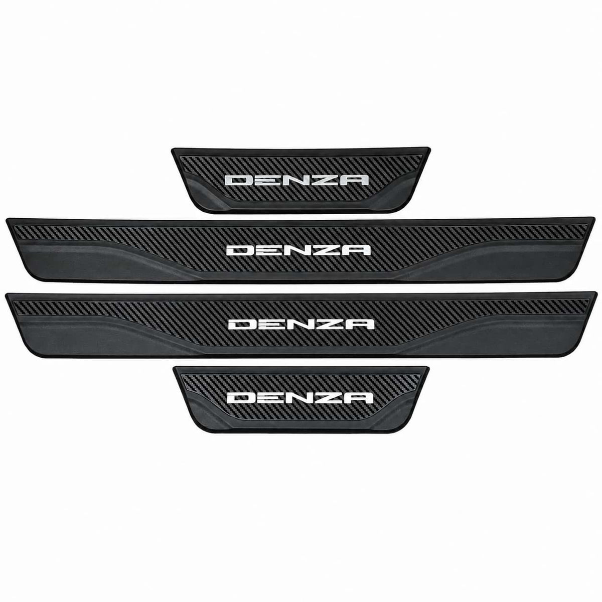 DENZA B5 B8 door sill scuff plate protector installed on vehicle