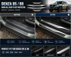 DENZA B5 B8 Door Sill Scuff Plate Protector Before After
